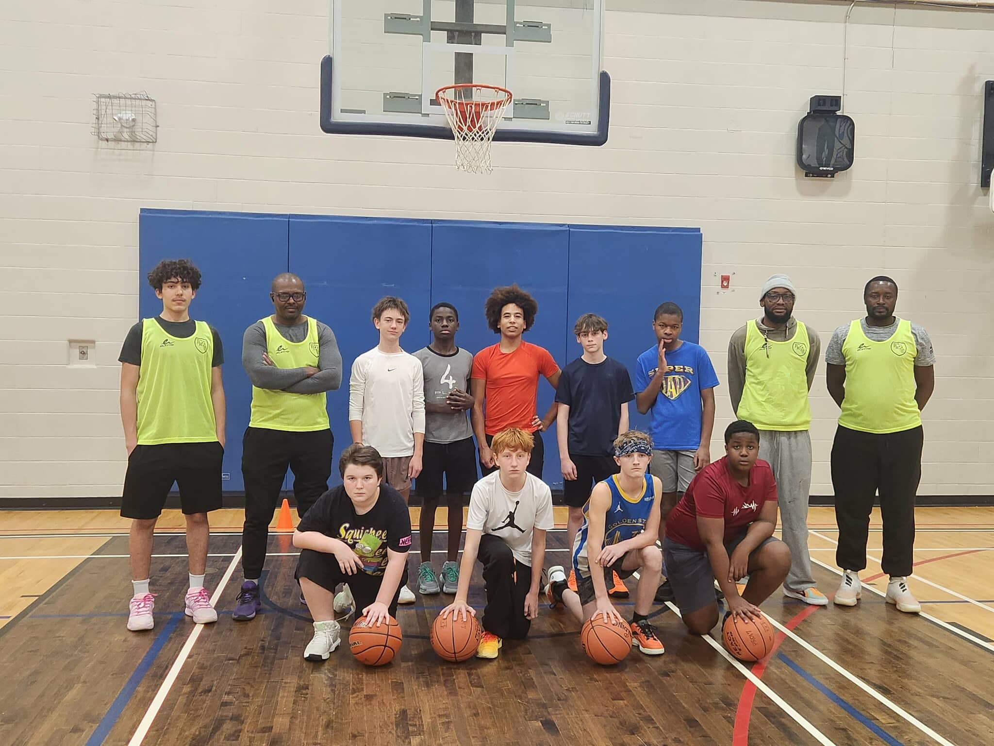 Teen basketball team