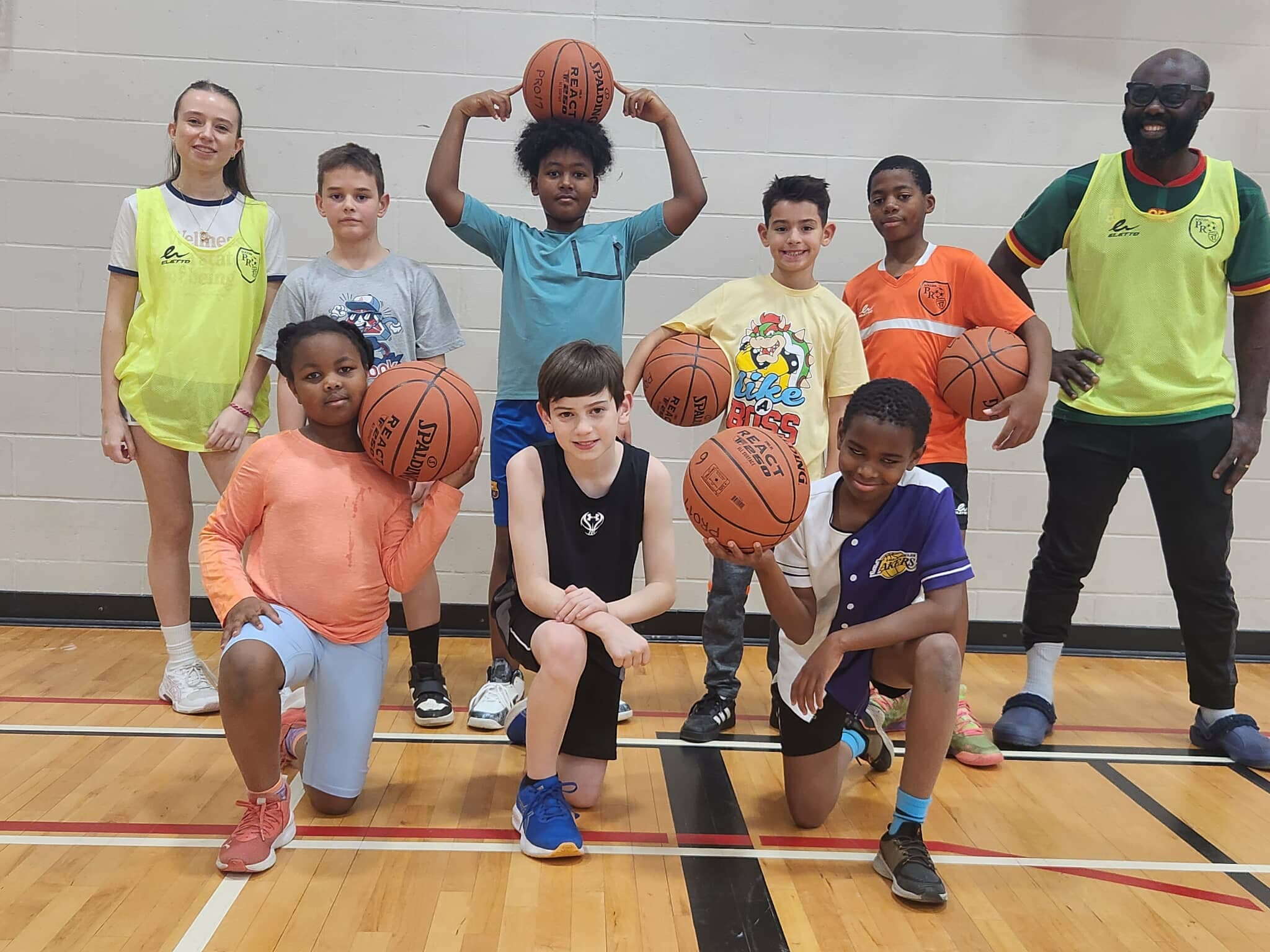 Youth basketball team