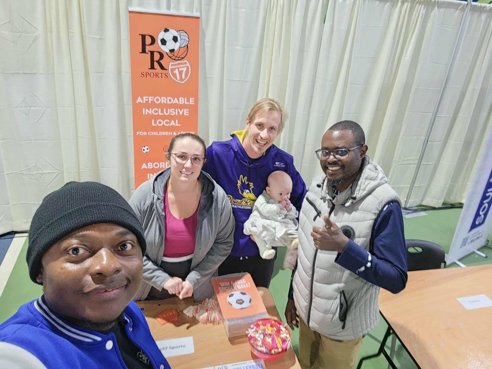 PRO17 team selfie at event